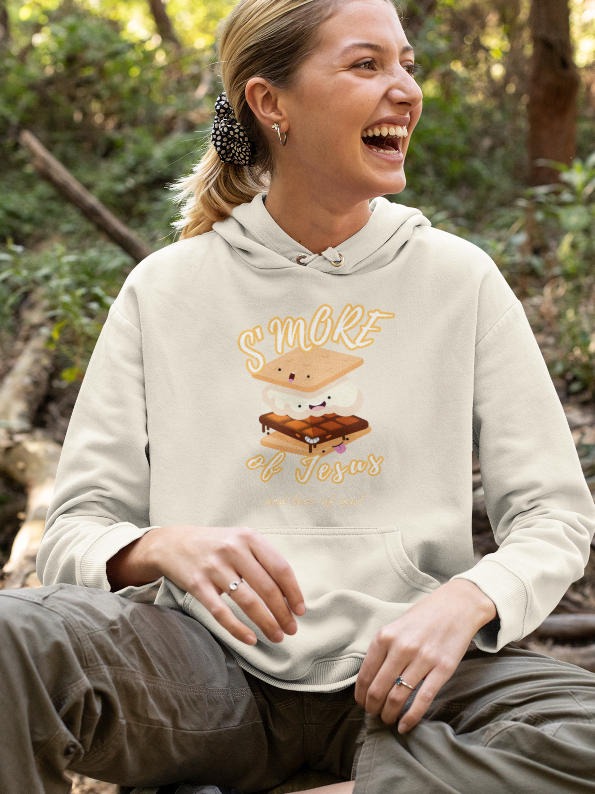 S'more of Jesus and Less of Me Gospel Long Sleeved Christian Hoodie