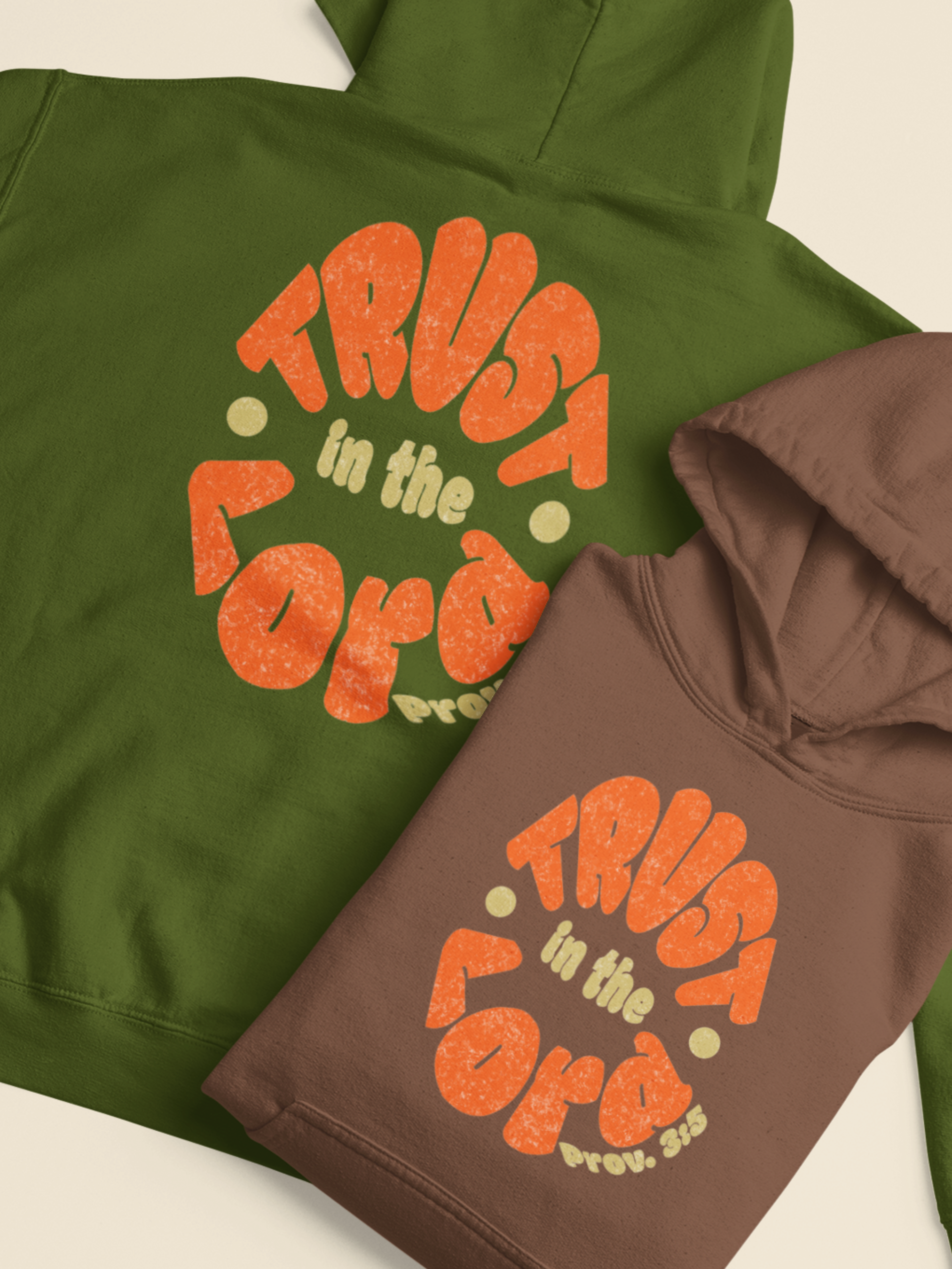 Trust in the Lord and Lean Not to Your Own Understanding Gospel Long Sleeved Christian Hoodie