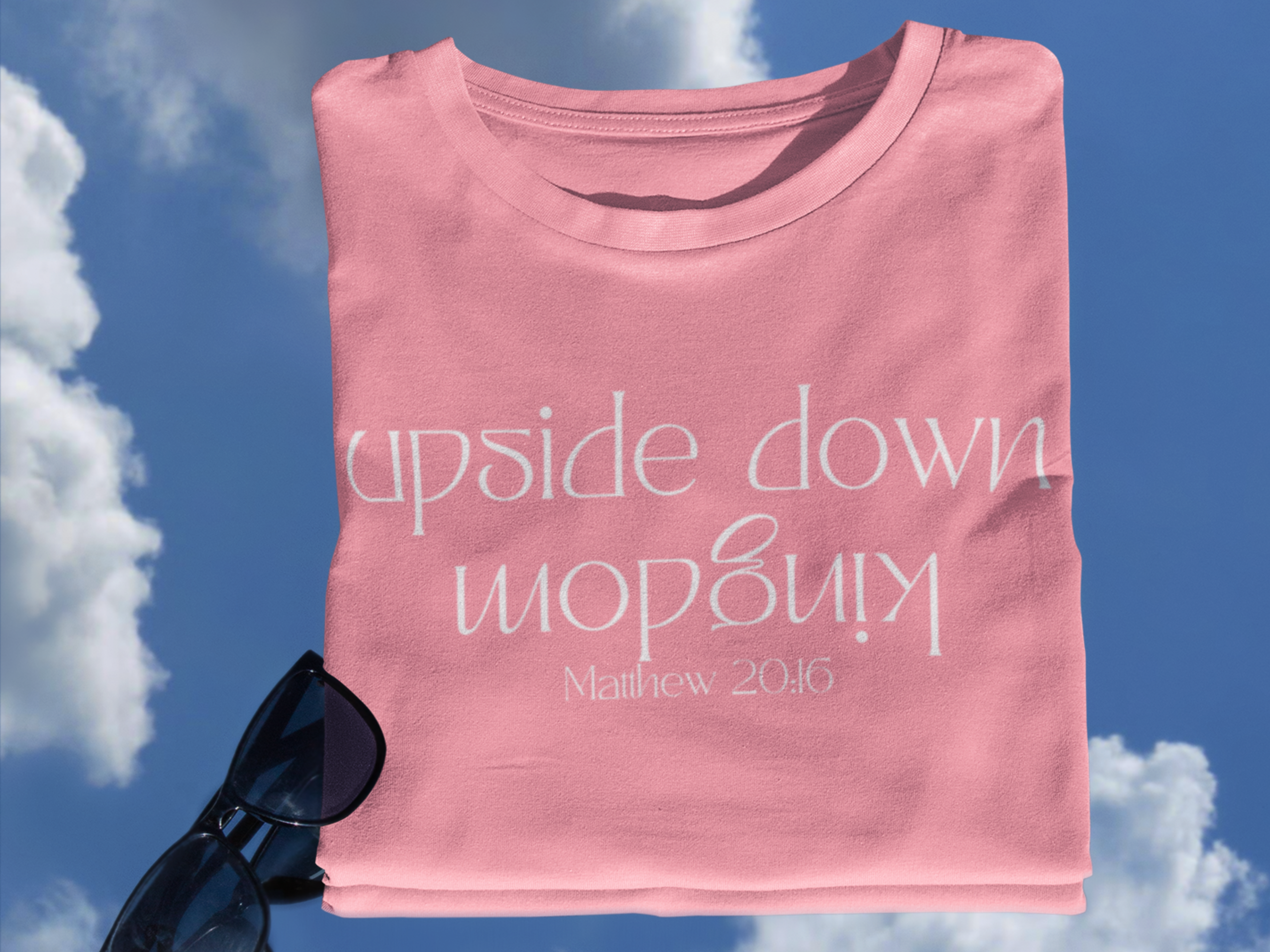 Upside Down Kingdom Gospel Short Sleeved Christian T-Shirt