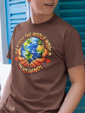 He's Got The Whole World In His Hands Gospel Short Sleeve Christian T-shirt