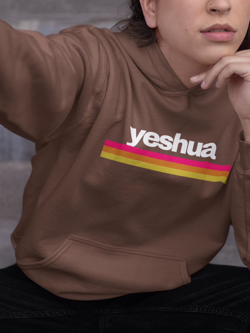 Yeshua Gospel Long Sleeve Christian Hoodie